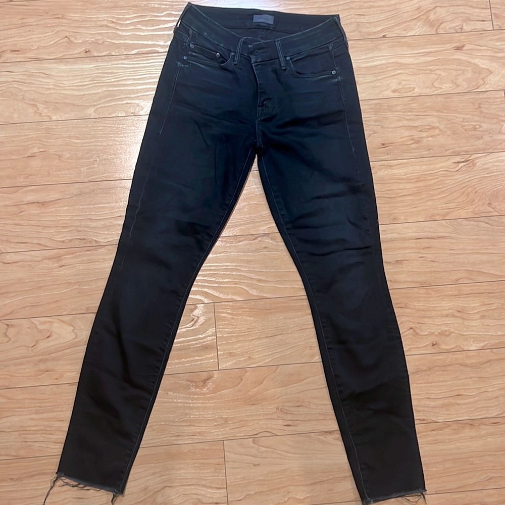 Mother dark blue jeans